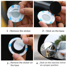 Blind Spot Round Wide Angle Adjustable Convex Rear View Mirror - Pack of 2 - dailyneed.life