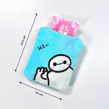 Blue Baymax Small Hot Water Bag with Cover for Pain Relief - dailyneed.life