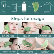 Jade Roller & Gua Sha Set – Natural Face Massager for Anti-Aging, Glowing Skin & Face Shaping (1 Pc) - dailyneed.life