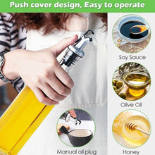 Transparent Glass Oil Dispenser 500 ML Bottle Set of 2, Spice Jar 250 ML Set of 3, Oil Bottle for Kitchen, Oil & Vinegar Storage Glass Bottle, Glass Container for Spice, Masala (5 Pcs Set) - dailyneed.life