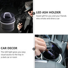 Portable Car Ashtray with Lid and Blue LED Light (1 Pc / With Color Box) - dailyneed.life