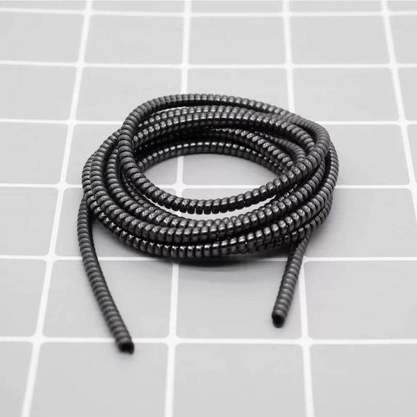 Metallic Cable Protector for Cords & Headphones (Spiral Wrap) - dailyneed.life