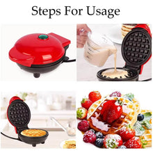 Mini Waffle Maker Machine Waffle Iron Home Appliances Kitchen Gift Easy To Clean, On-Stick Surfaces, Perfect Breakfast, Dessert, Sandwich, Pan Cakes, Paninis / Other Snacks Machine - dailyneed.life