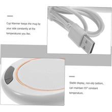 USB Warm Coaster Heated Coffee Mug Portable Office Desk Portable Cup, Heater Coffee Mug Warmer Electric Cup Warmer (1 Pc) - dailyneed.life