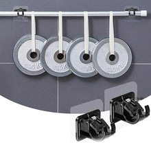 Heavy-Duty Wall-Mount Clip with Transparent Adhesive Base (2 Pc) - dailyneed.life