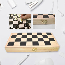Folding Wooden Chess Board Set (30 × 30 Cm / 1 Set) - dailyneed.life