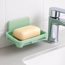 Multipurpose Wall-Mount Soap Dish with Self-Draining Slotted Base (1 Pc) - dailyneed.life