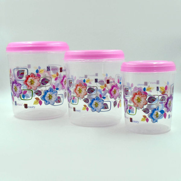 3 Pc Storage Container used in all kinds of places including household and offices for storing stuffs and items etc. - dailyneed.life