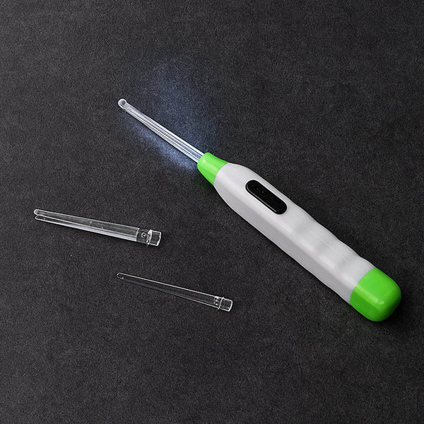 5-in-1 LED Flashlight Earpick with Interchangeable Transparent Ear Wax Removal Heads - dailyneed.life