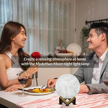 Moon Night Lamp with Plastic Stand Night Lamp for Bedroom (15x13 Cm / 1 Pc) - dailyneed.life