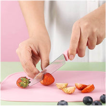Mini Travel Cutting Board Set, 4 Pcs Portable Mini Camping Plastic Cutting Board & Knife, Fruits & Vegetable Peeler Scissors, Kitchen Knives Set, for travel, picnic, camping, outdoor, park (4 Pc Set) - dailyneed.life
