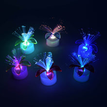 Fiber Optic Light, Mini Color Change LED Table Centerpieces, Light Up Candle, Diwali - Pack of 6 - dailyneed.life