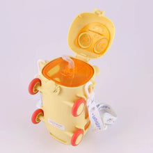 Bus Shape Water Bottle for Kids with Strap (500 ML Approx / Mix Color / 1 Pc) - dailyneed.life