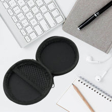 Cute Round Earphone Carrying Case - Multi-Use Pocket Pouch for Headphones, Cables, Coins, Airpods & More - dailyneed.life