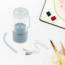 2 In1 Portable Crusher Juicer With Handle & Straw for Smoothie Sipper USB Rechargeable (340 ml) 6 Stainless Steel Blades Compact Juicer Mixer, Juicer Portable Fresh Juice Blender Portable Electric Juicer ( 340 ML ) - dailyneed.life