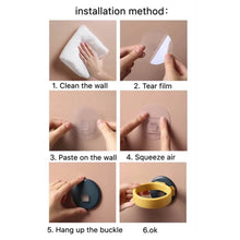 Wall Mount Hair Dryer Holder with Suction Cup, Plastic Wall Bracket for Bathroom, Beauty Salon / Home Use Self Adhesive Hair Dryer Stand Rack (1 Pc) - dailyneed.life