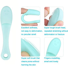 Silicone Makeup cleaning tool, finger wash Face Scrubber Facial Cleansing Brush (1 Pc / Mix Color) - dailyneed.life