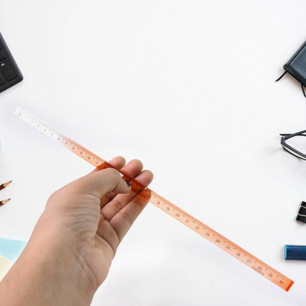 Acrylic Rulers, 30 cm Lengths, Set of Colourful Rulers Set (1 Pc) - dailyneed.life