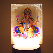 Beautiful 3D Lord Ganesh Frame with soft white light, Ganesh Ganesha (1 Pc) - dailyneed.life