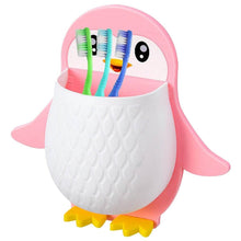 Penguin Storage Box, Adhesive Remote Case, Electric Toothbrushes Holder, Universal Controller Holder, Wall Nightstand, Office Plastic Wall Mount - dailyneed.life