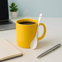 Elegant Ceramic Mug with Matching Spoon - dailyneed.life