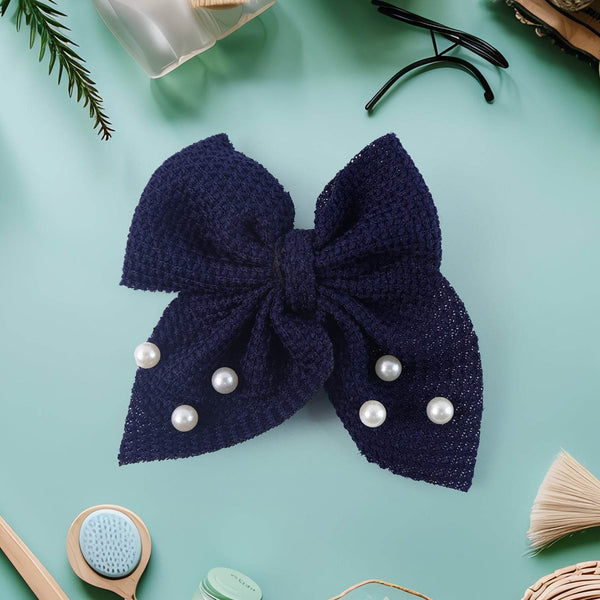 Hair Bow Knot Clip Suitable For Girls (12 Pc / Multicolour & Mix Design) Hair accessories - dailyneed.life