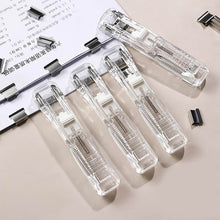 Portable Paper Clamp With 8 Pcs Clip Dispenser Handheld Paper Fast Clam (1 Set) - dailyneed.life