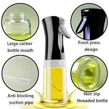 Glass Oil Dispenser Bottle Spray (1 Pc / 200 ml Approx) - dailyneed.life