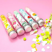 Portable Hand Washing Bath Flower Shape Paper Soap Strips In Test Tube Bottle - dailyneed.life