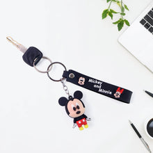 Cute Cartoon Silicone 3D Key Chain with Metal Hook & Strap (Pack of 1 / Mix Design) - dailyneed.life