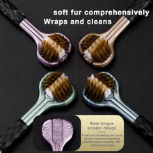 3 Sided Toothbrush, Soft Bristle Toothbrush (2 Pc Set) - dailyneed.life