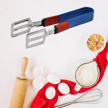 Stainless Steel Multipurpose Utility Tong / Serving Food Tongs / Tong for Kitchen and Bar / Frying, Clipping, Grilling Tong (2 Pcs Set) - dailyneed.life