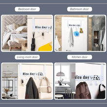 Heavy-Duty Carbon Steel Door Hook Hanger Rack (2 pc / 6 Hook / White) - dailyneed.life