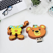 Portable Cartoon Shape Silicone USB Pen drive / Flash disk (15 GB With Baby Rhymes Song / 1 Pc) - dailyneed.life