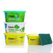Fresh Mix Flavor Round Dishwash Bar With Super Scrubber Free Complete Dishwashing Solution, Tough Stains Remover (350 Gm) - dailyneed.life