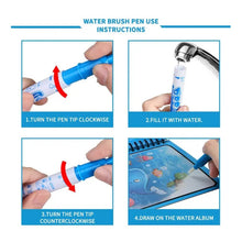 Magic Water Quick Dry Book Water Coloring Book Doodle with Magic Pen Painting Board - dailyneed.life