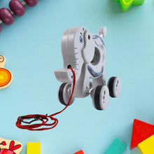 Pull Along Toddler Toy, Pull Along Toy with Attractive Design (Elephant) - dailyneed.life