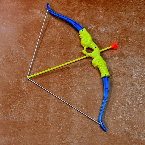 Plastic Archery Bow and Arrow Toy Set with single knife and 3pc Arrow and Target Board, - dailyneed.life