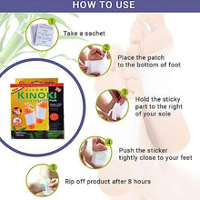 kinoki Cleansing Detox Foot Pads, Ginger & salt Foot Patch -10pcs (Free Size, White) - dailyneed.life