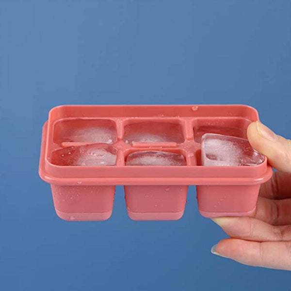 6-Cavity Silicone Ice Tray – Ideal for Kitchen & Home Use - dailyneed.life