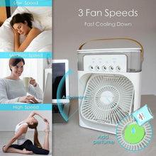 Portable Air Cooler Fan with 7-Color Light – Personal AC Fan - dailyneed.life