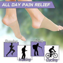 Foot Arch Support for Men & Women | Medial Arch Support for Flat Feet Correction Sleeve with Cushion | Plantar Fasciitis Leg Foot Pain Relief Product | Foot Care for Orthopedic Shoes Slippers, (1 Pair) - dailyneed.life