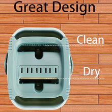 Scratch Cleaning Mop with 2 in 1 Self Clean Wash Dry Hands Free Flat Mop - dailyneed.life