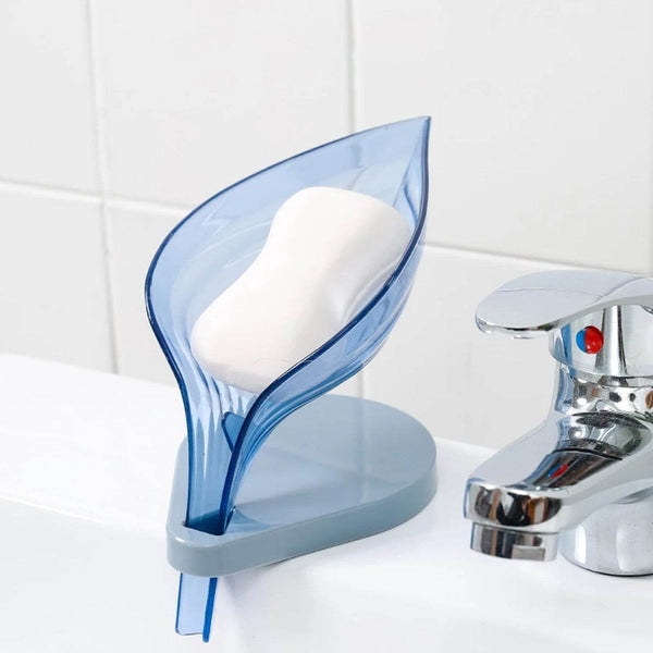 Plastic Leaf Shape Soap Box, Soap Holder (1 Pc / With Color Box) - dailyneed.life