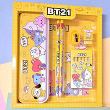 Stationery Kit for Kids - Metal Pencil Box, Sharpener, Pencil & Eraser (12 Pc Set) - dailyneed.life