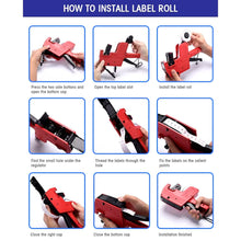 Handheld 8-Digit Plastic Price Tag Gun – Ideal for Retail & Market Price Tagging - dailyneed.life