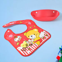 Multifunctional Waterproof BPA Free Reusable Soft Fabric Plastic Baby Bib (1 Pc) - dailyneed.life
