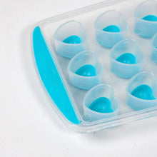 Easy Push Premium -UP ice Tray, With Flexible Silicon Bottom, Heart Shape 18 Cube Trays - dailyneed.life