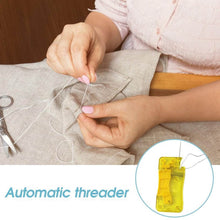 Needle Threader, Stylish Appearance Comfortable Grip Lightweight Portable Automatic Needle Threader for Sewing for Home (1 Pc) - dailyneed.life