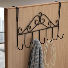 Over The Door Hanger Rack 7 Hooks Decorative Ognazier Hook (1 Pc) - dailyneed.life